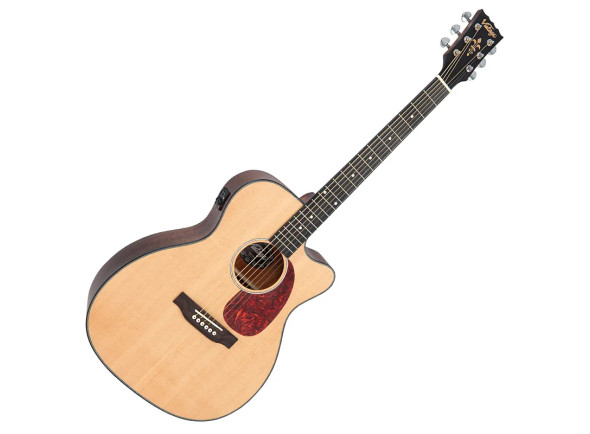 Vintage Stage Series Folk Cutaway Electro-Acoustic Guitar Natural Vintage Stage Series Folk Cutaway Electro-Acoustic Guitar Natural
